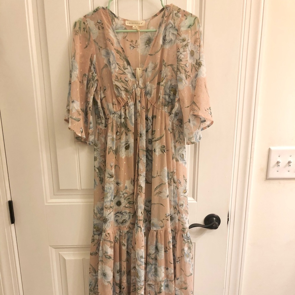Love Stitch Maxi dress from Ruthie Grace boutique